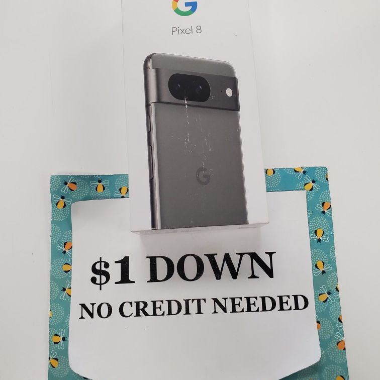 Google Pixel 8 5G- 90 DAY WARRANTY - $1 DOWN - NO CREDIT NEEDED 