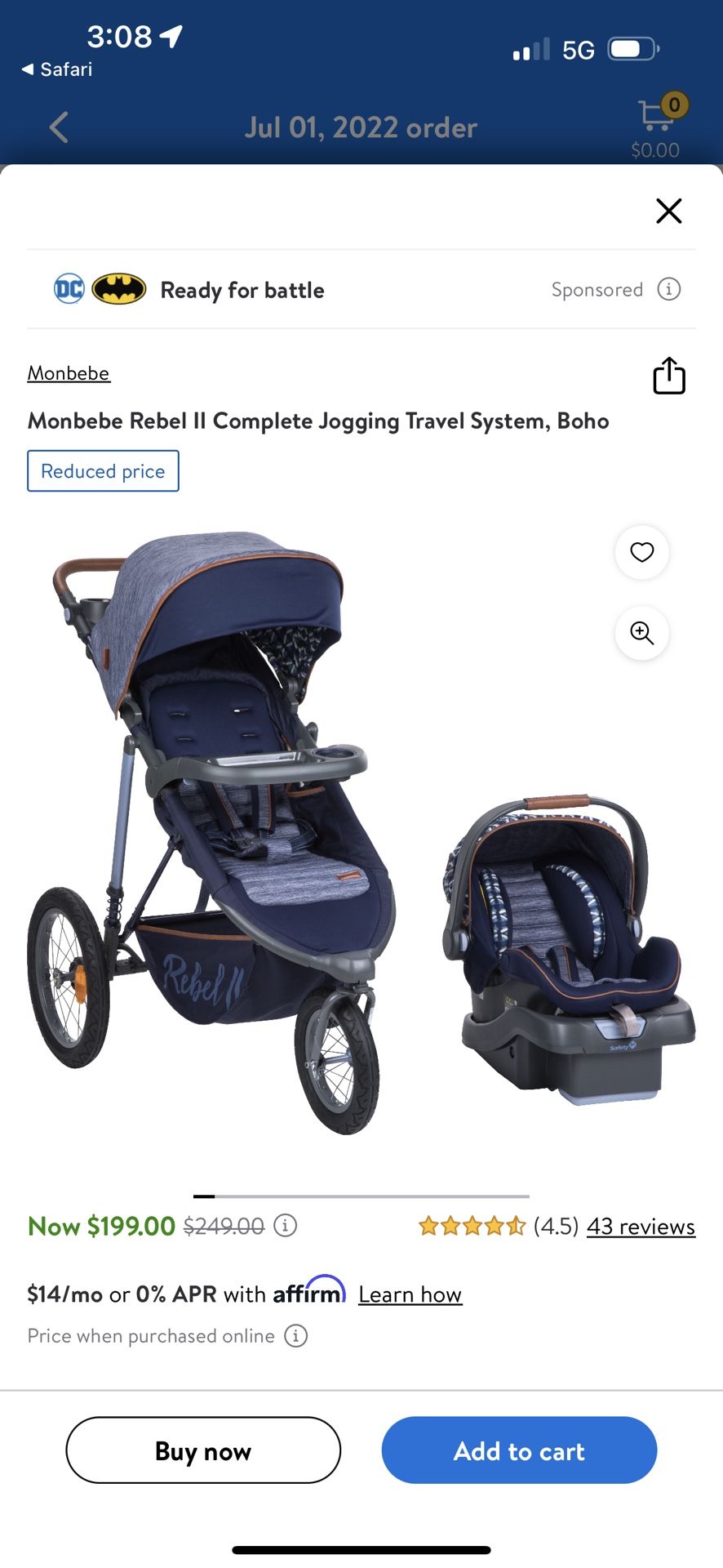 Carseat And Stroller 