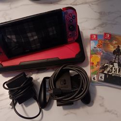 NINTENDO Switch w/ Games