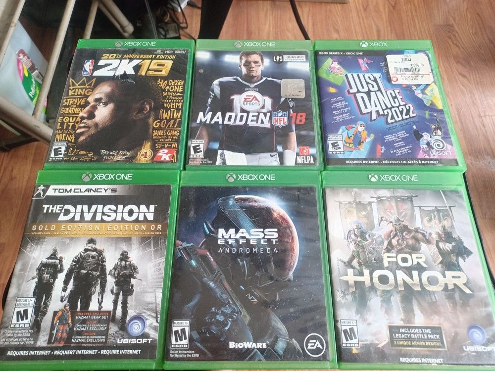 PRE-OWNED GAMES BUNDLE FOR XBOX $65 FINAL PRICE SAME DAY SHIPPING