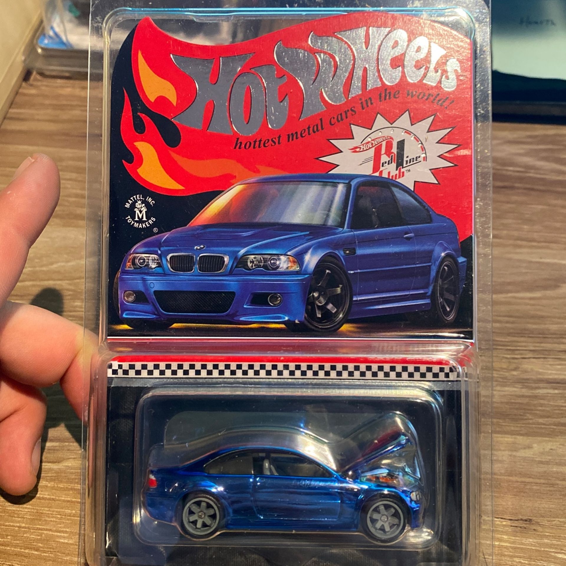 2006 BMW M3 Red Line Club Hot Wheels $100