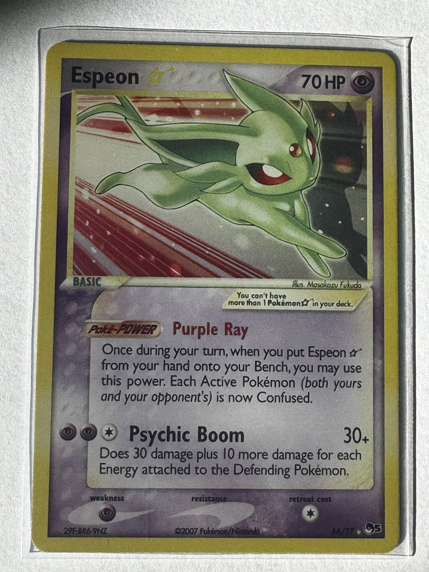 Espeon Gold Star Near Mint 