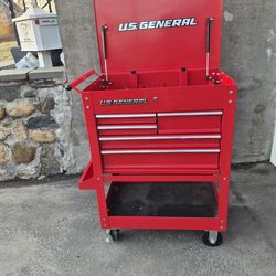 Us General 5 drawers tool cart