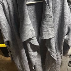 Long Sleeve Open Front Cardigan. 