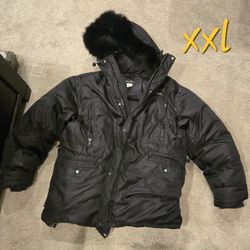 🔥 Sean John Winter Jacket – XXL – Detachable Hoodie & Arms 🔥