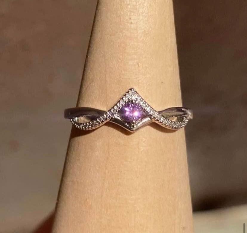 Amethyst Ring S925 Sz 6,7,8,9