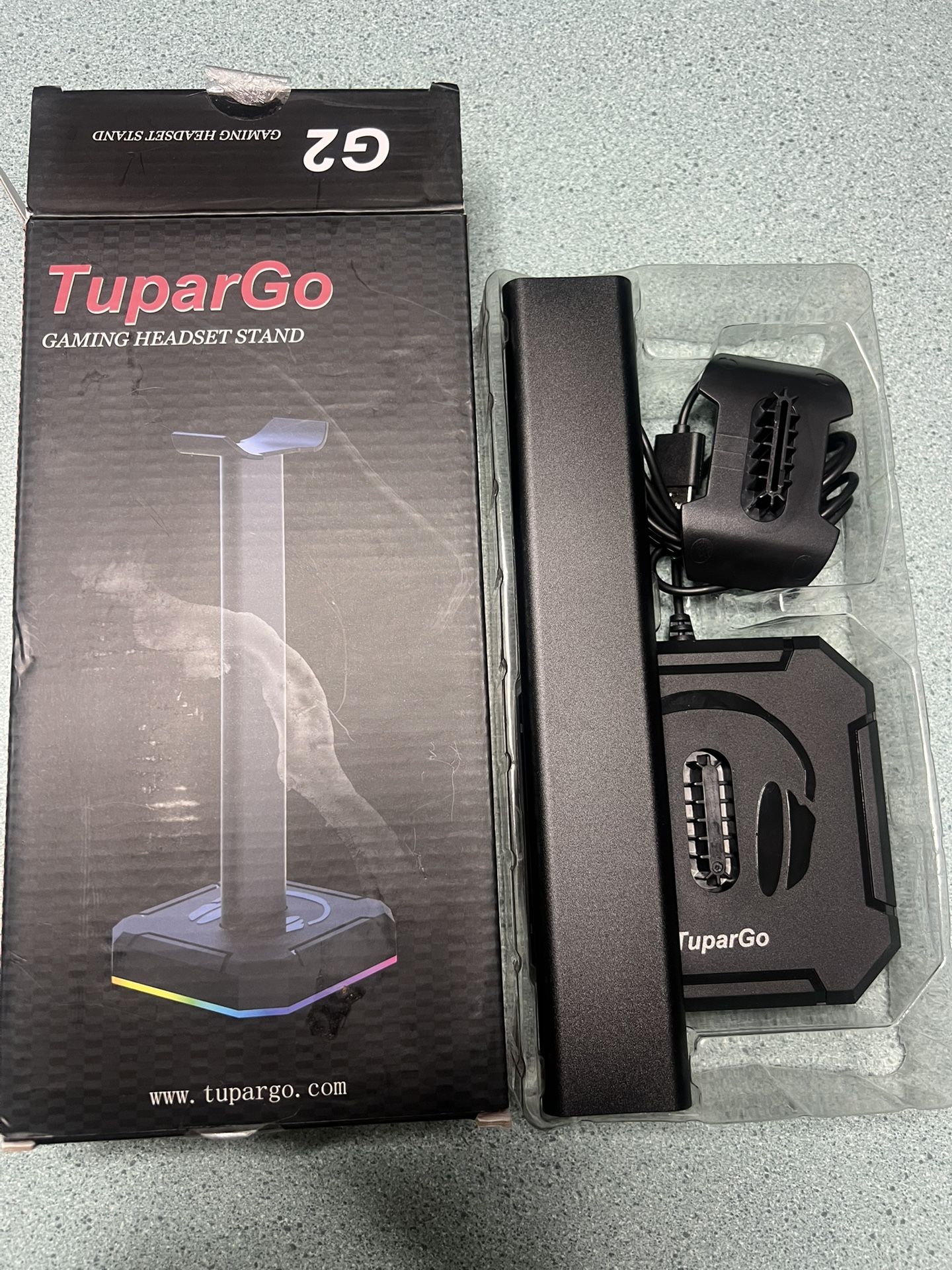 TUPARGO GAMING HEADSET STAND -RGB LIGHTING