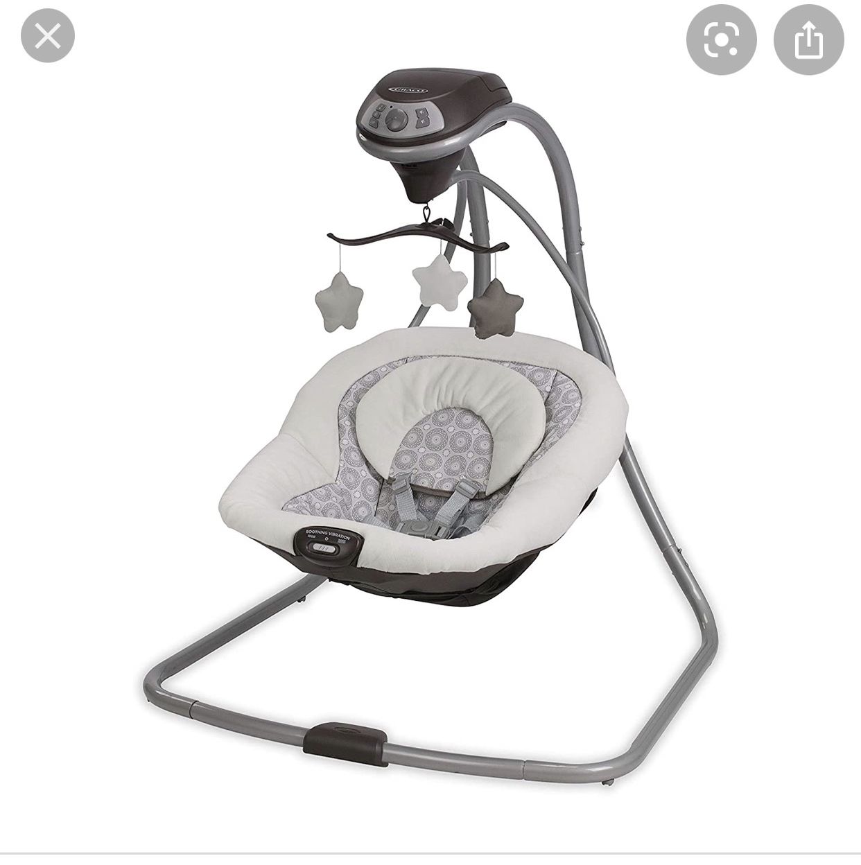 Graco Dual Glide Swing No Stains Clean