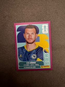 Edin Džeko, BIH 18 [Purple Parallels] 2026 Panini FIFA World Cup Stickers