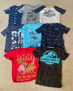 Boys Dinosaur T-Shirt Lot