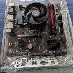 AMD Ryzen 3 2200G with MSI B350M PRO-VDH Mobo and 16gb Ram