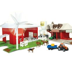 Children's Farm Playset 72 Pcs New
