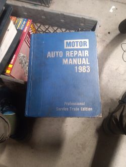 Auto Repair Manual 1983