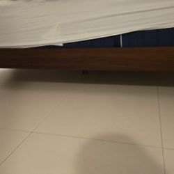 Bedframe walnut wood