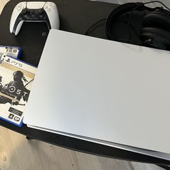 Ps5 With headset And Games