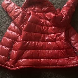 Red Guess Coat Size L 