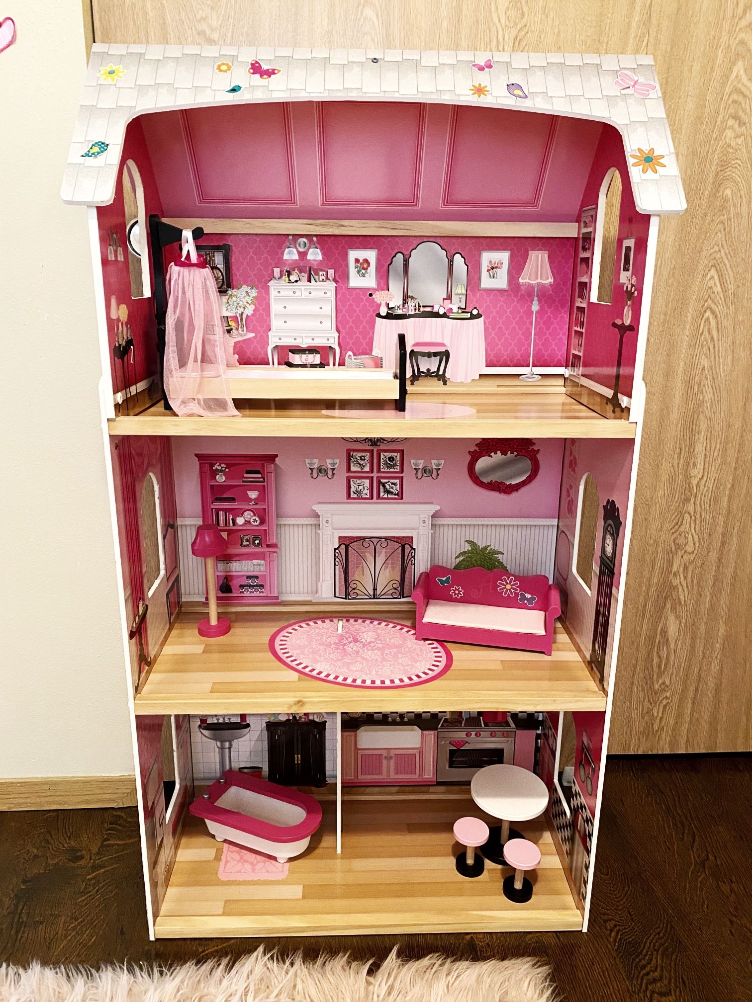 Large Wooden Dollhouse