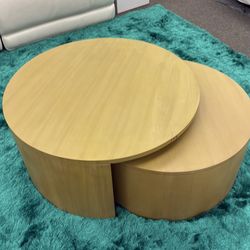 Mesa de Madera Wood Coffee Table