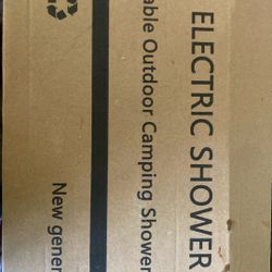 The Electric Portable Shower Set  For Pets Or Camping 