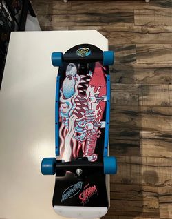 Santa Cruz Slasher Complete Skateboard with rat bones wheels and gullwing trucks! New unused condition from adult collection! Only $200!!!!!!!