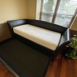 Bed Frame With Storage & 2 Mattresses 