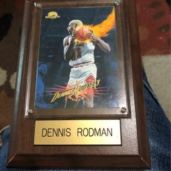 NBA 1996 Dennis Rodman plaque