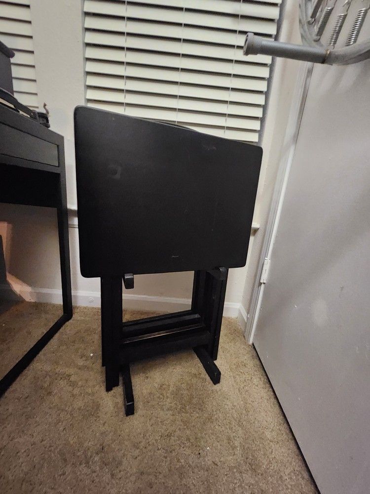 Set Of 4 TV Table Trays