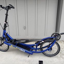 ElliptiGO 8S with car hitch rack