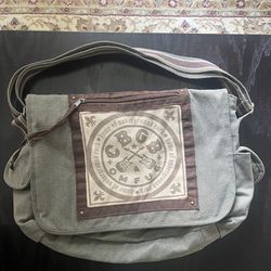 CBGB N.Y. CANVAS MESSENGER BAG
