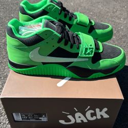 Jordan CJ1 T-Rexx Travis Scott Green Spark Sz. 13