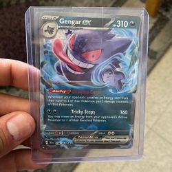 Gengar ex 104/162 Sv05: Temporal Forces Holo Pokemon Card