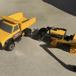 Truck and excavator toys (metal material, good quality)