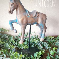 Bronze Patina Horse Statue