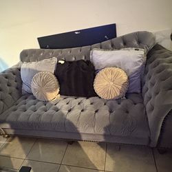 Sofa And Love Seat(grey) 