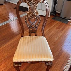 Eight Pieces, Furniture, Dining Room, Set Six Chair, One Table, And One China