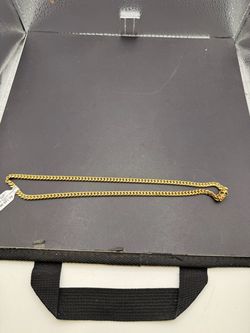 10KT Gold Cuban link chain