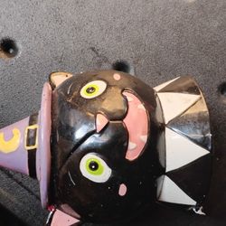Ceramic Cat Halloween 