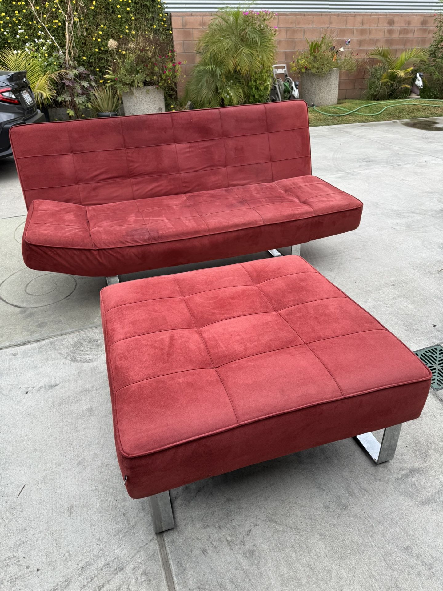 Futon with Footrest