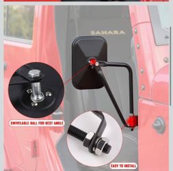 Jeep Side Mirrors Doorless