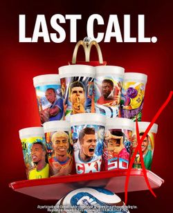 McDonald’s World Cup Cup Set – Without Santi