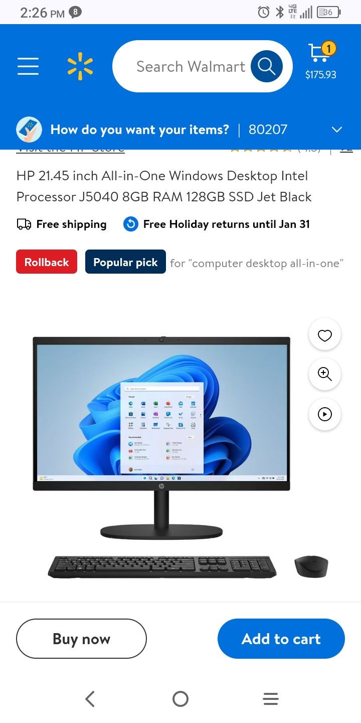 21.45 Inch All In One PC