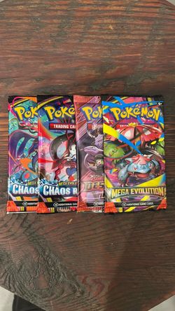 Single Packs(Destined Rivals, Mega Evolution, Chaos Rising)