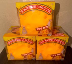 Sunny Days Giggle Zone Squeeze Cheese Large Block Squishy Sensory Fidget Viral Stress Toy