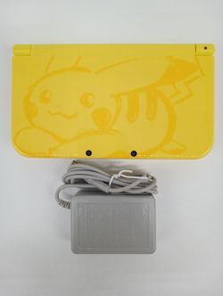 Refurbished NEW 3DS XL Yellow Pokemon Pikachu Limited Edition and Charger