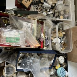 HUGE WATCHES/JEWELRY MAKER TREASURE LOT