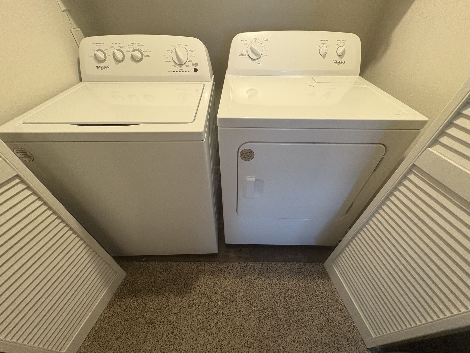 Washer & Dryer set