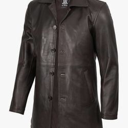 jackets Leather Jacket Mens - Real Lambskin Leather Jackets for Men Carcoat Style Men's Leather Coats XL size 