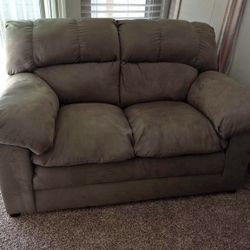 Two Seater Grey Couch 