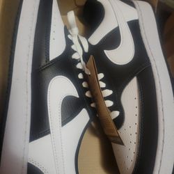 Nike Dunk Low Retro, Black/White, Men's 10