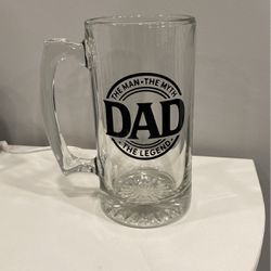 Custom Glass Fathers Day Cups 
